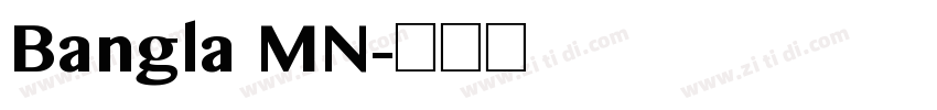 Bangla MN字体转换